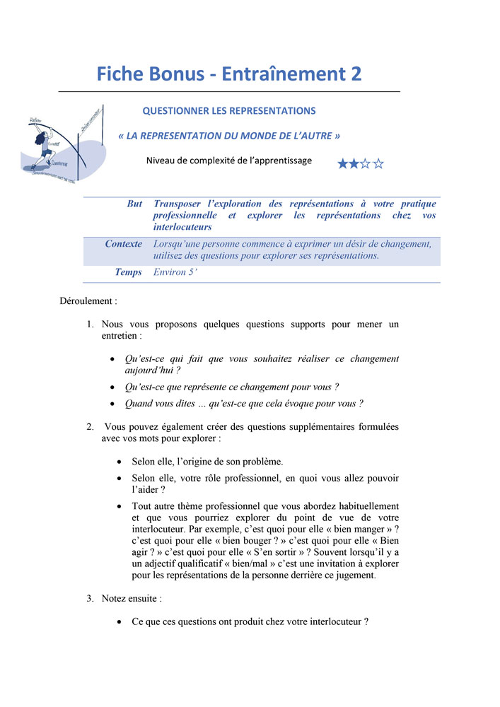 Fiche 3 - Entraînement 2