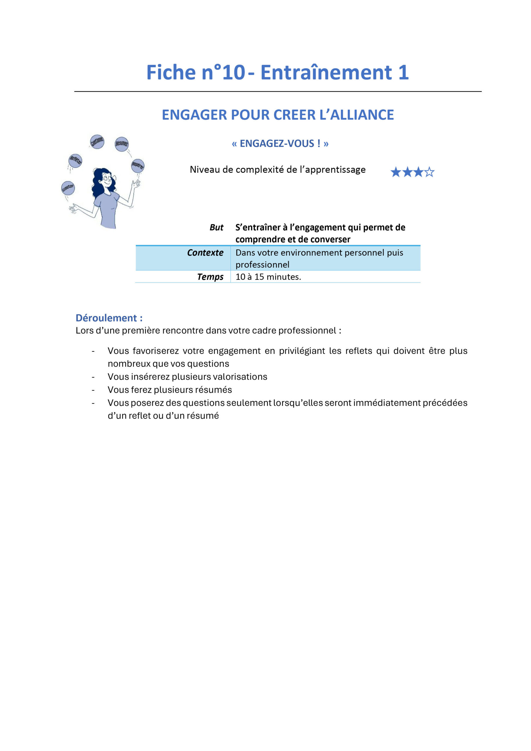 Fiche 7 - Entraînement 1