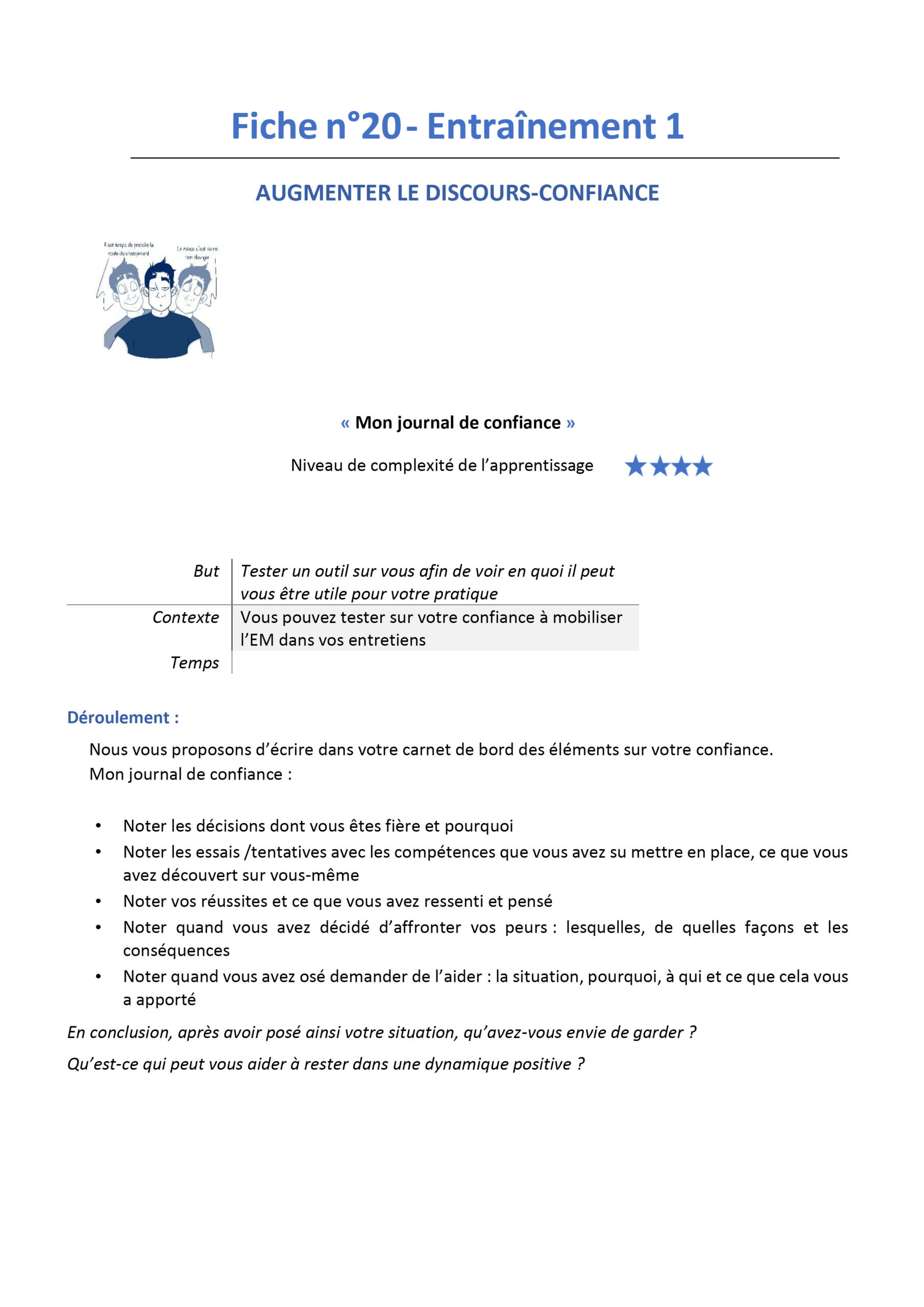 Fiche 7 - Entraînement 1